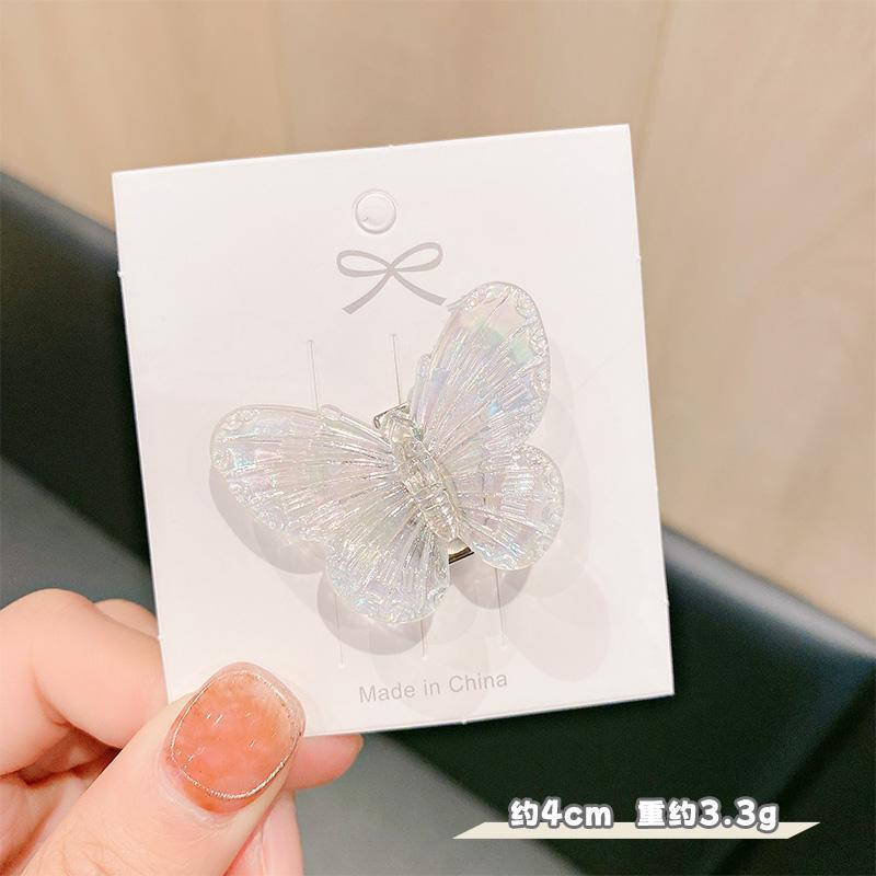 Hada de primavera arco flequillo clip lateral chica frente roto clip de pelo neto rojo trenzado clip de pelo de pico de pato clip tocado