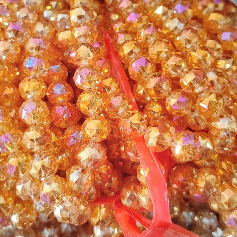 Mayorista 10mm cristal bola de flores galvanizado de alta temperatura abdiy bola de vidrio de colores pulseras collares pendientes accesorios de ropa