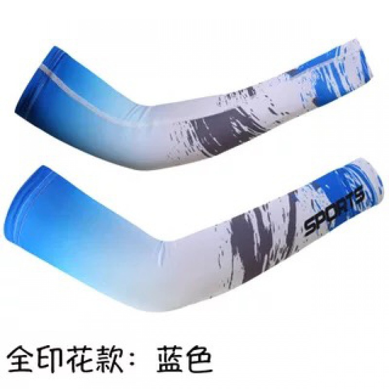 Manga de hielo de los hombres de verano deportes al aire libre ovisleeve a prueba de Sol de conducción de las mujeres transpirable delgada manga del brazo de protección solar