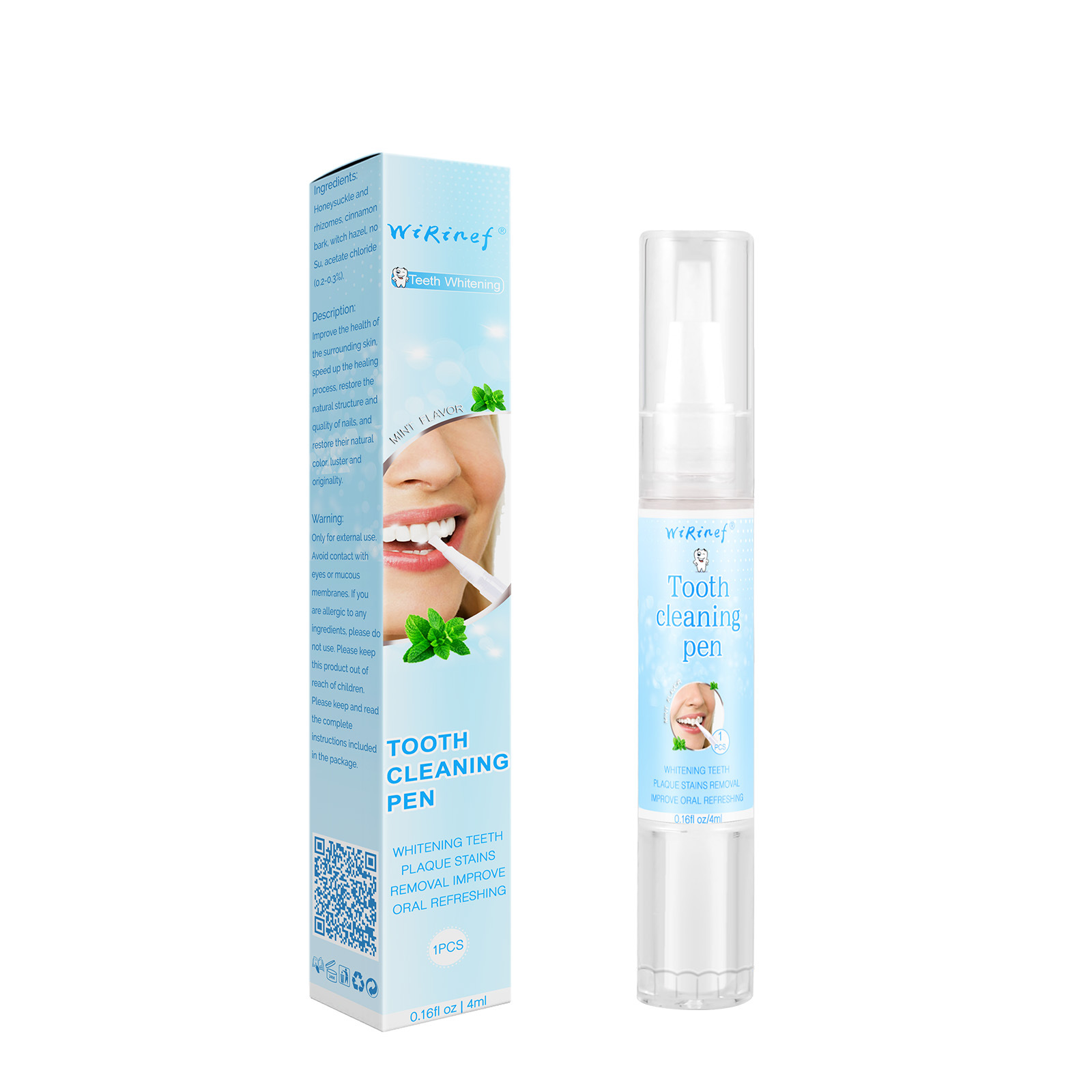 Dental Cleaning, Whitening Pen, Yellow Stain Whitening Pen, Oral Care Yellow Stain Gel, Toothbrush, Cross-border