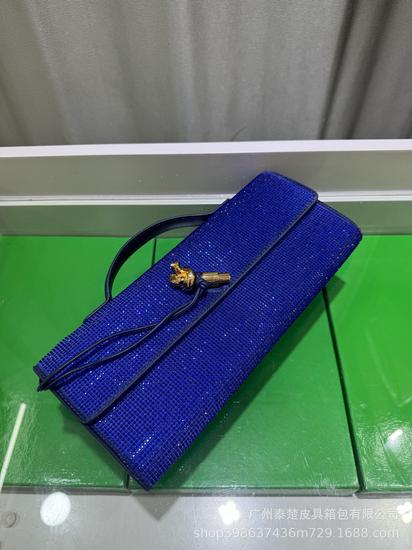 2025 New Diamond-Encrusted Women's Clutch Bag, Luxury Envelope Evening Bag, Fashionable Versatile Crossbody Bag With Box - Thumbnail 8