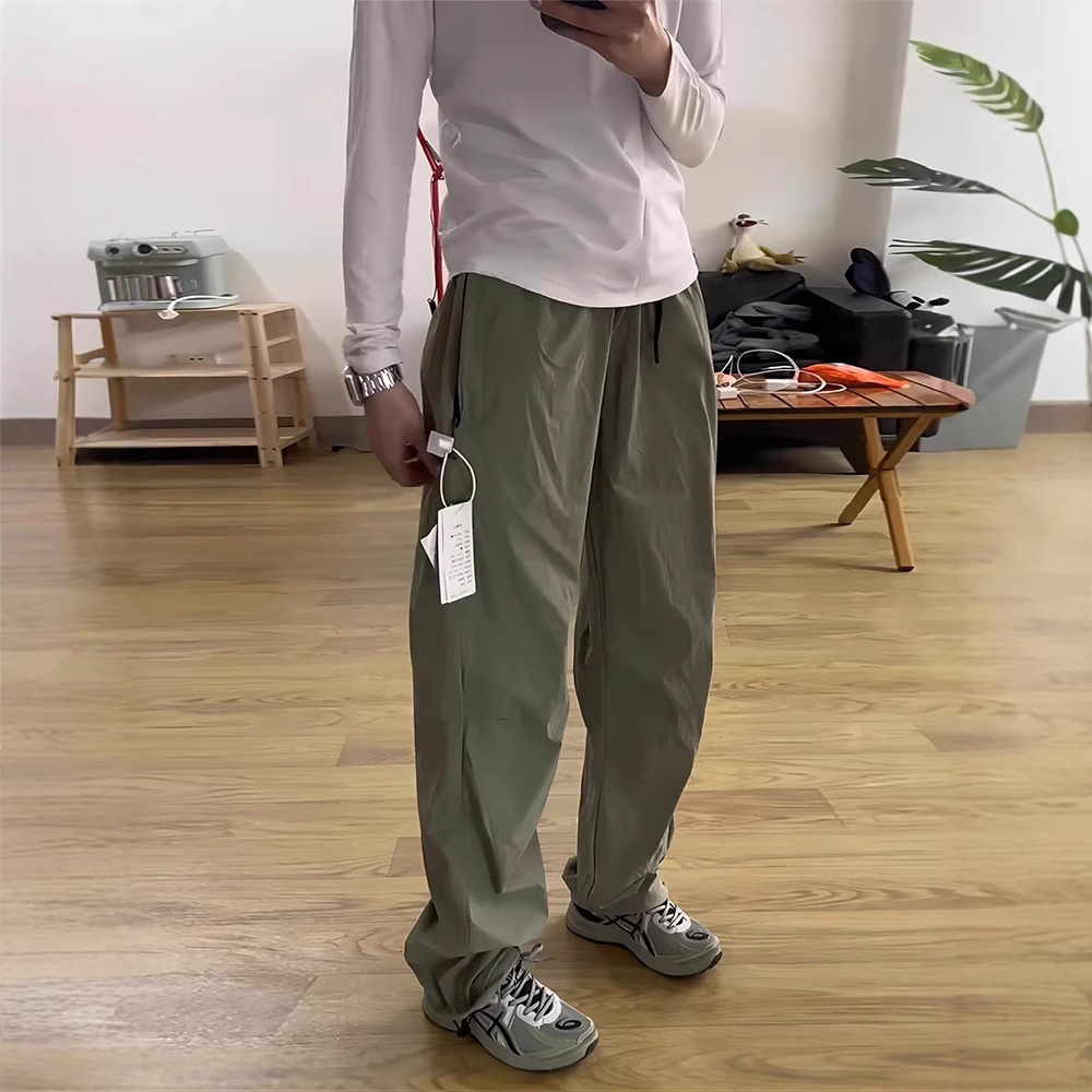 creamy-white Three-proof Paratrooper Pants Men's Summer New Light and Thin Quick-drying Charge Pants Workwear Outdoor Hiking Climbing Pants