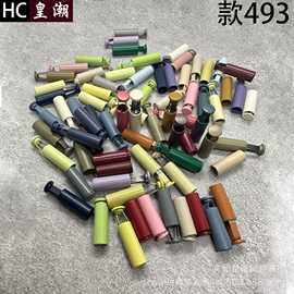 工厂直发现货彩色喷漆两件套带夹子吊坠两边通穿固定吊钟合金批发