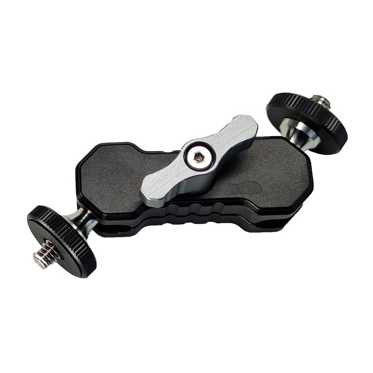 Aluminum Alloy 1/4 screw thread tripod camera with double ball head magic arm double ball head adapter