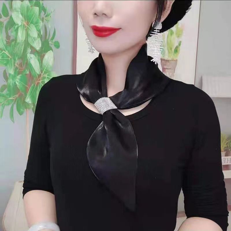 플래시 다이아몬드 스카프-블랙