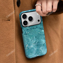 亚马逊意境水波纹适用iPhone17/16pro双层菲林手机壳苹果15pm批发