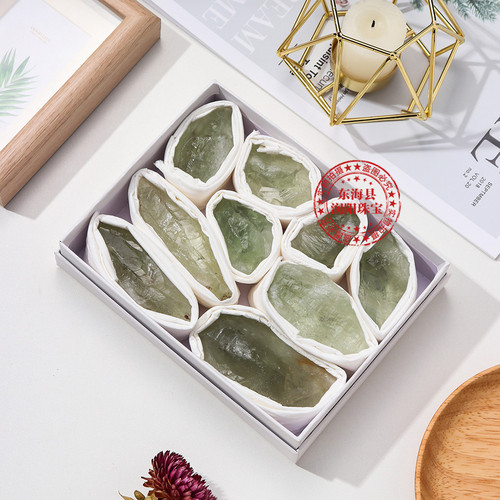 Natural crystal rough stone mineral mark collection gift box, strange stone crystal rough stone teaching specimen, energy stone cross-border wholesale