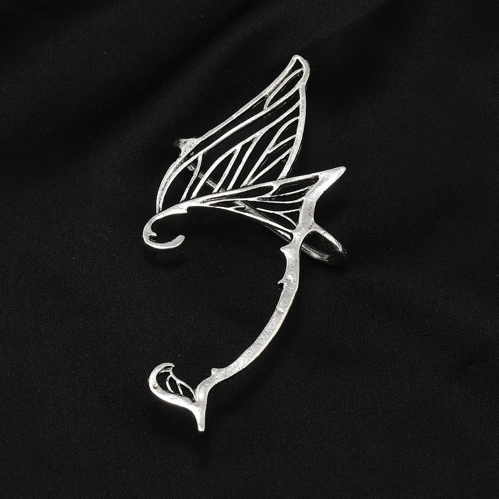 11g Weight Earrings Classification 1 Piece Quantity Holiday Occasion Alloy Material Wings Pattern Unisex Gender Plating, Hollow Out Design Fashion Style Fashion Wings Alloy Plating Hollow Out Unisex Earrings 1 Piece 7