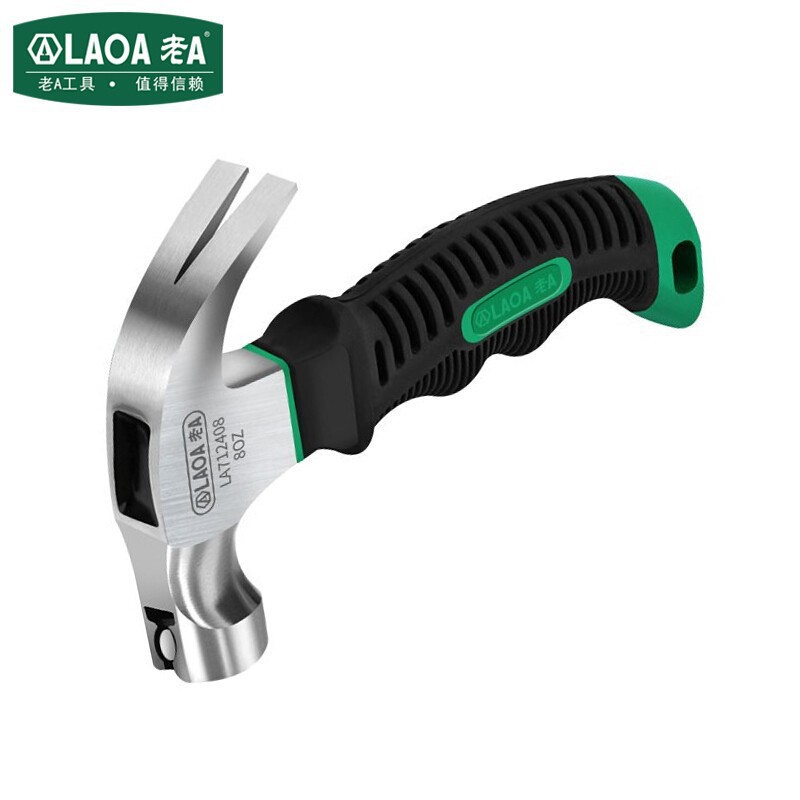 老A工具8OZ迷你羊角锤榔头铁锤安全锤救生锤车用砸窗锤LA712408