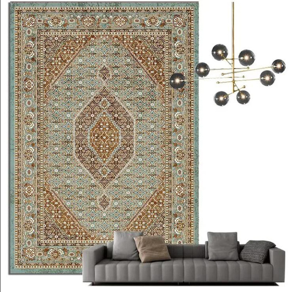 Retro carpet for living room