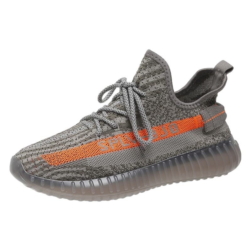 Verano transpirable 2024 nuevos zapatos de hombre de gran tamaño zapatos de red de ocio deportivo de tejido volador zapatos de moda de coco de malla para hombre image 1