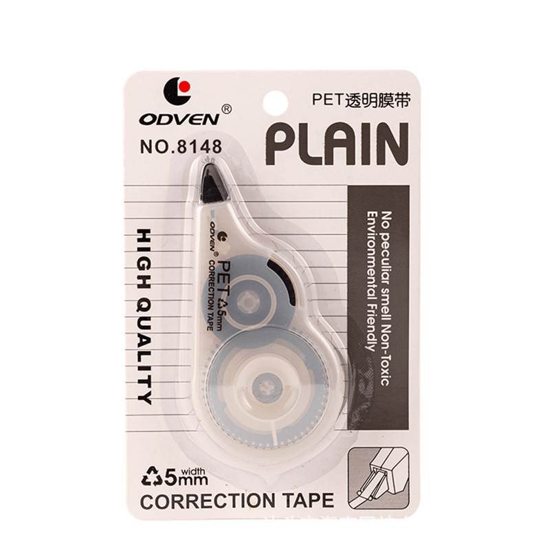 Oudawen 8148 # PET cinta de película transparente estudiante creativo cinta de corrección Pequeño Libro Rojo Mismo Red Oficina cinta de corrección roja
