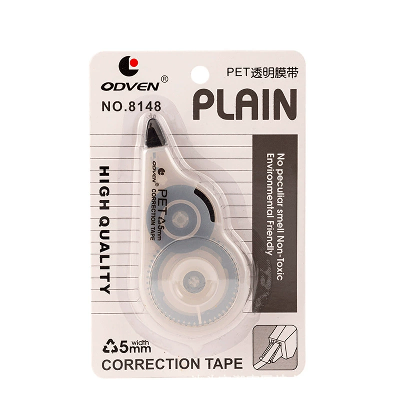 欧达文 8148#PET прозрачная пленка пояс креативная коррекция ученика Xiaohongshu стиль офисный знаменитость коррекция пояс