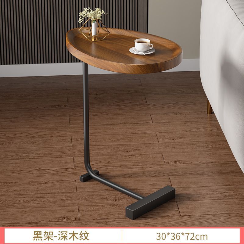 Mesa lateral de lujo ligero, sofá de sala de estar de apartamento pequeño, mini mesa de centro, cama de dormitorio, estante simple, mesa móvil al por mayor