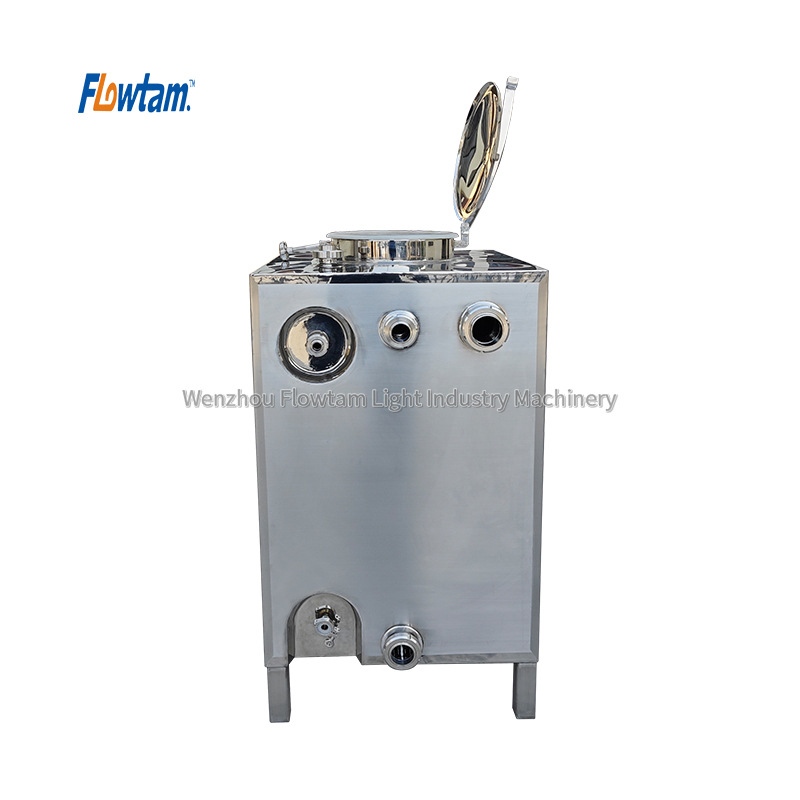 500L不锈钢卫生级方形储罐 日化立式液体缓存罐