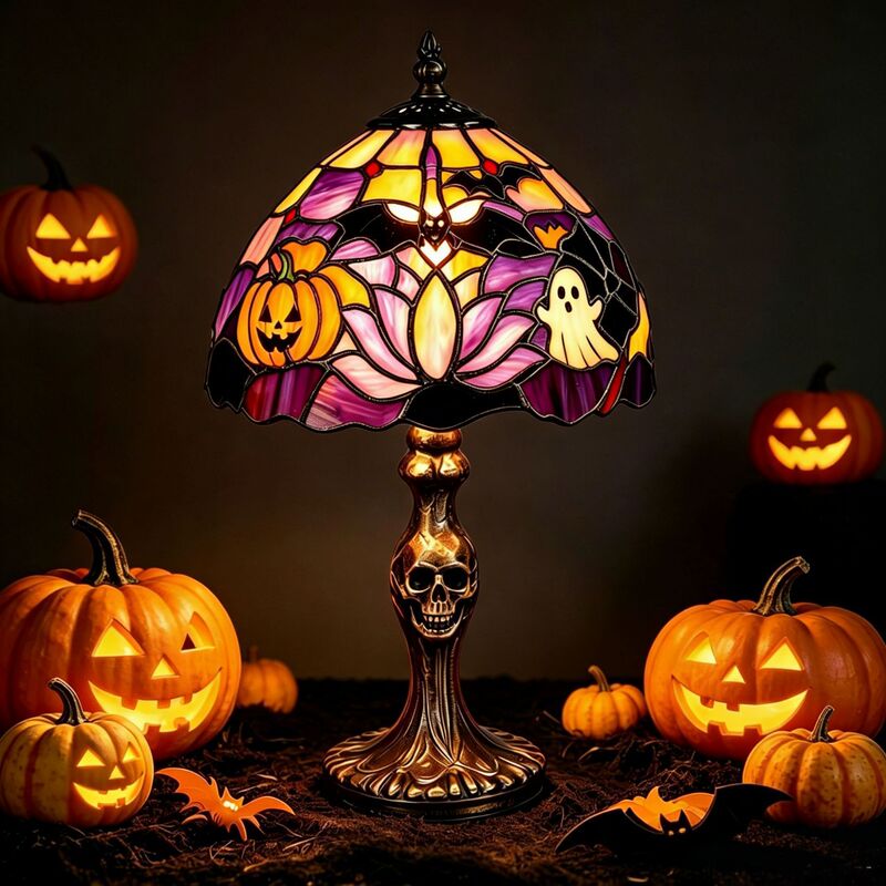 Popular Halloween European-Style Wall Lamp, Pastoral Style, Exquisite Tiffany Wall Lamp for Home Corridor, Entrance, and Hallway Ambiance
