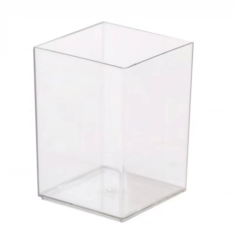 Titular de la pluma ins simple acrílico transparente de alto aspecto femenino estudiante Oficina dormitorio escritorio misceláneas organización estudio