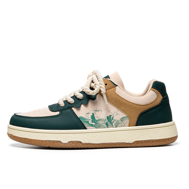 Spring Autumn Trendy Men's Casual New Four Seasons Versatile Breathable Korean Fashion Board Shoes Flat and Lightweight_voghion.com