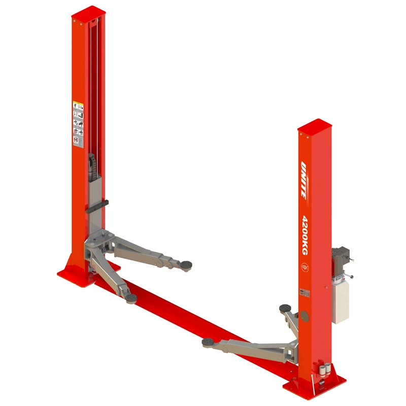 Подъемник для автомобилей Unite Bilateral Manual Unlock Two Column Lift U-T42