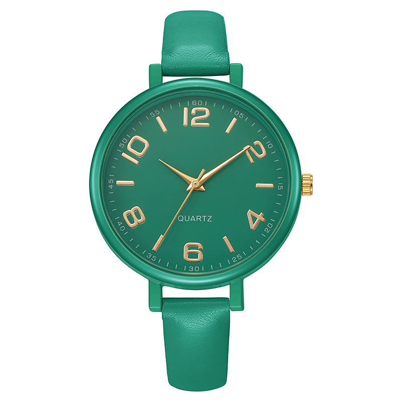 Reloj de cinturón fino para mujer casual retro, elegante, clásico, sentido digital, temperamento de nicho, reloj de cuarzo para estudiantes