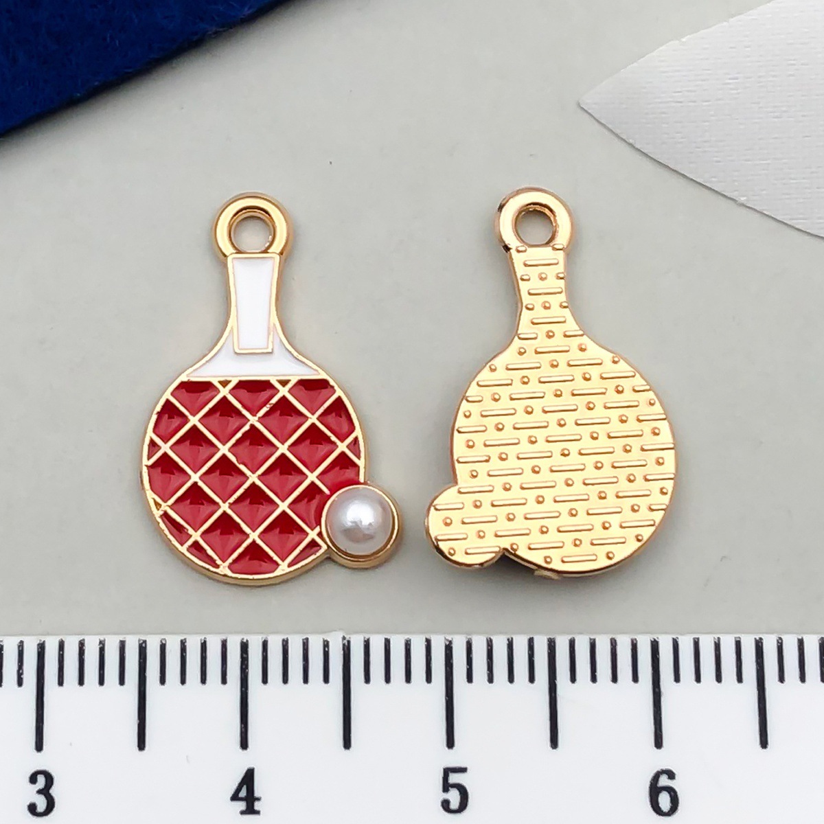 Red racket for table tennis, 1 pieces, 20x, 13mm, 8G