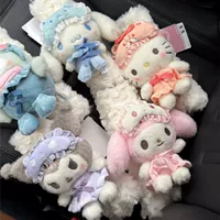 Пижама Sanrio ремень безопасности чехол на плечо милый мультфильм плюшевый автомобильный чехол для автомобиля подарок