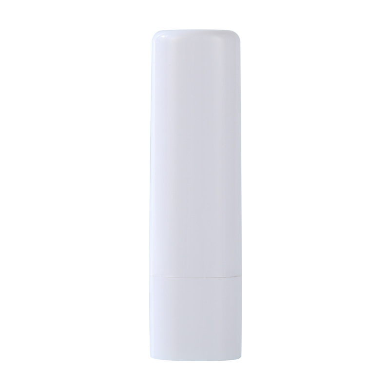 En stock 5G bálsamo labial tubo vacío muestra embalaje de plástico lápiz labial tubo Rosa DIY recto puede tubo de bálsamo labial