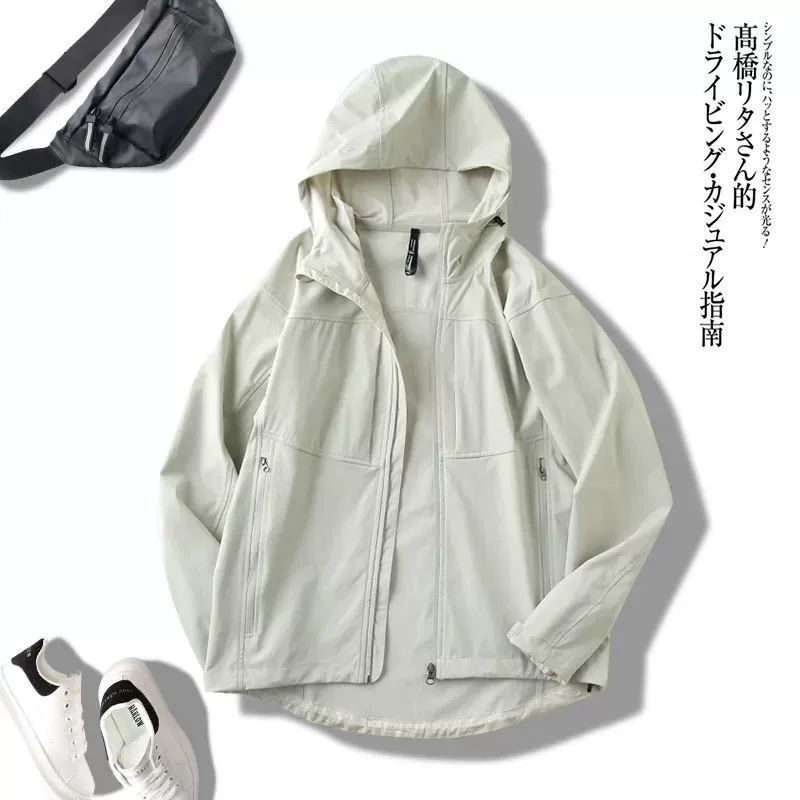 Travel lightweight windproof waterproof jacket for beloved with hood