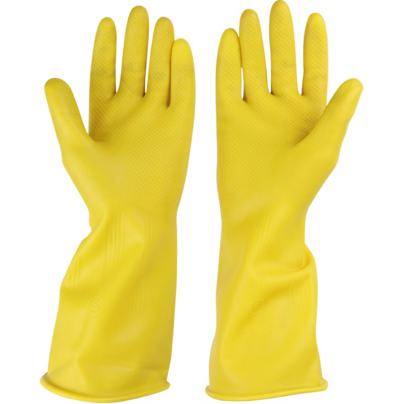 Nanyang beef tendon milk gloves rubber thickened durable wear-resistant lengthened laundry and veget