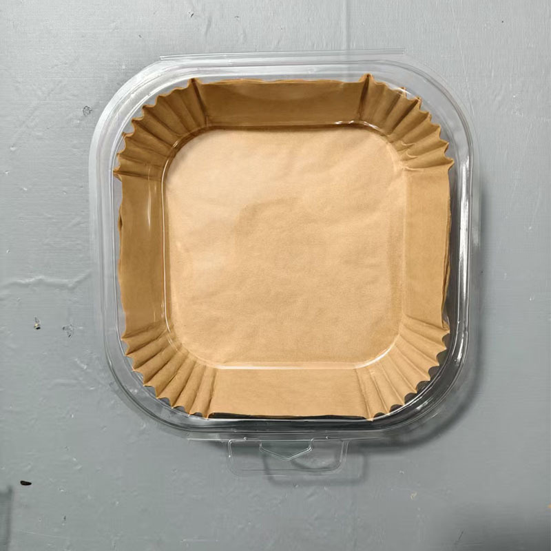 特大エアフライヤー専用紙角型円形紙皿シリコン油紙焙煎家庭用油吸収紙食品紙マット|undefined