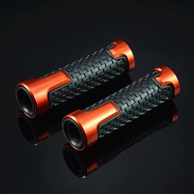 scooter aluminum alloy handle | Motorcycle Handle Cover - 318-handle-glue-orange