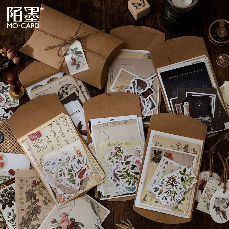 Танец мечты Мо Ретро коллекция Серия Природная коллекция DIY Ручной счет Материал Пакет Художественные растения 30 6