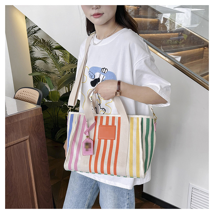 Bolso grande de cercanías para mujer, nuevo estilo de primavera, bolso de lona de viaje y vacaciones, bolso de cabeza de águila personalizado, bolso de mujer portátil de todo fósforo