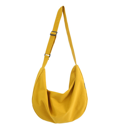 Crossbody bag for women  new large-capacity dumpling bag for college students, large size for male couples, lightweight solid color casual bag