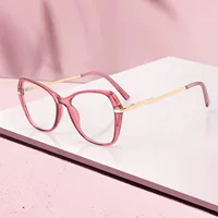 GLAZZY2022 Новая Винтажная оправа для очков модная простая маленькая красная книжная рамка Зеркало круглая оправа большая оправа анти-синий свет плоское зеркало
