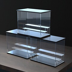 アクリル展示ボックスバブルマットpopマートブラインドボックス寝室ダストカバーモリー収納展示棚