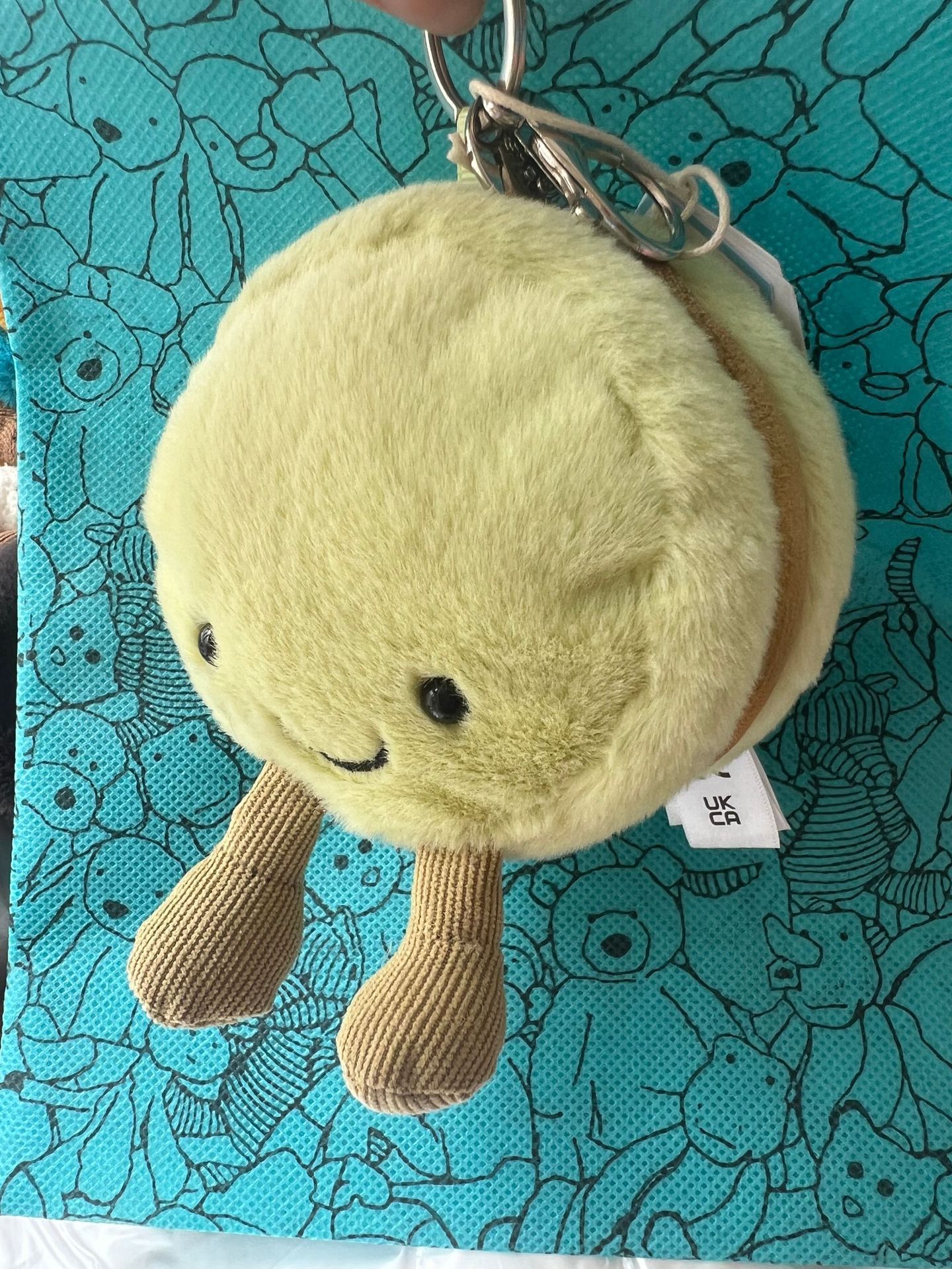 Macaron green pendant