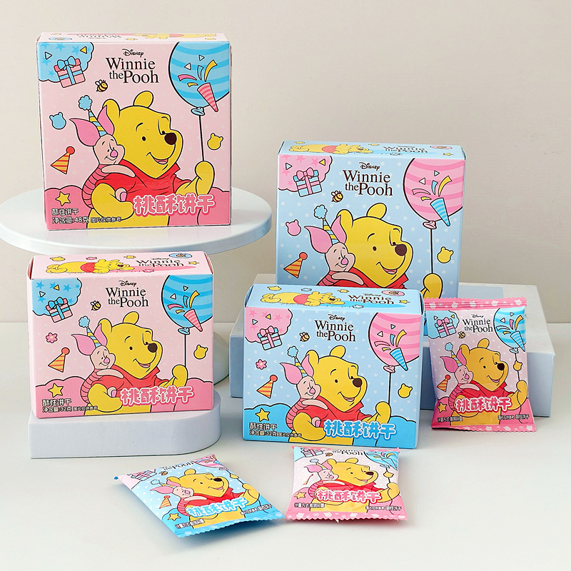 Disney Winnie the Pooh Peach Crispy Cookies Pastries Wedding Full Moon Celebration Cookies Souvenirs Wedding Candy Afternoon Tea Snacks Disney Winnie the Pooh Peach Crispy Cookies Pastries Wedding Full Moon Celebration Cookies Souvenirs Wedding Candy Afternoon Tea Snacks
