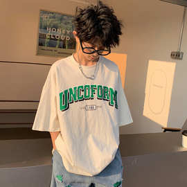 【180克纯棉后包边】ZTZ0411#夏季新款男女童装卡通动漫印花短袖t