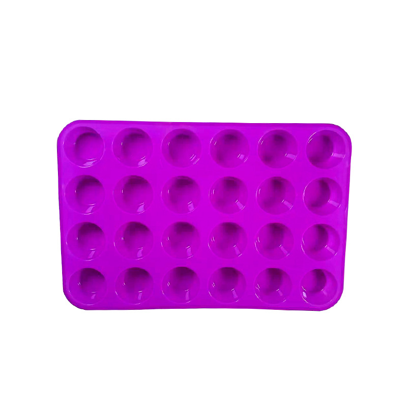 24홀 보라색 opp 포장