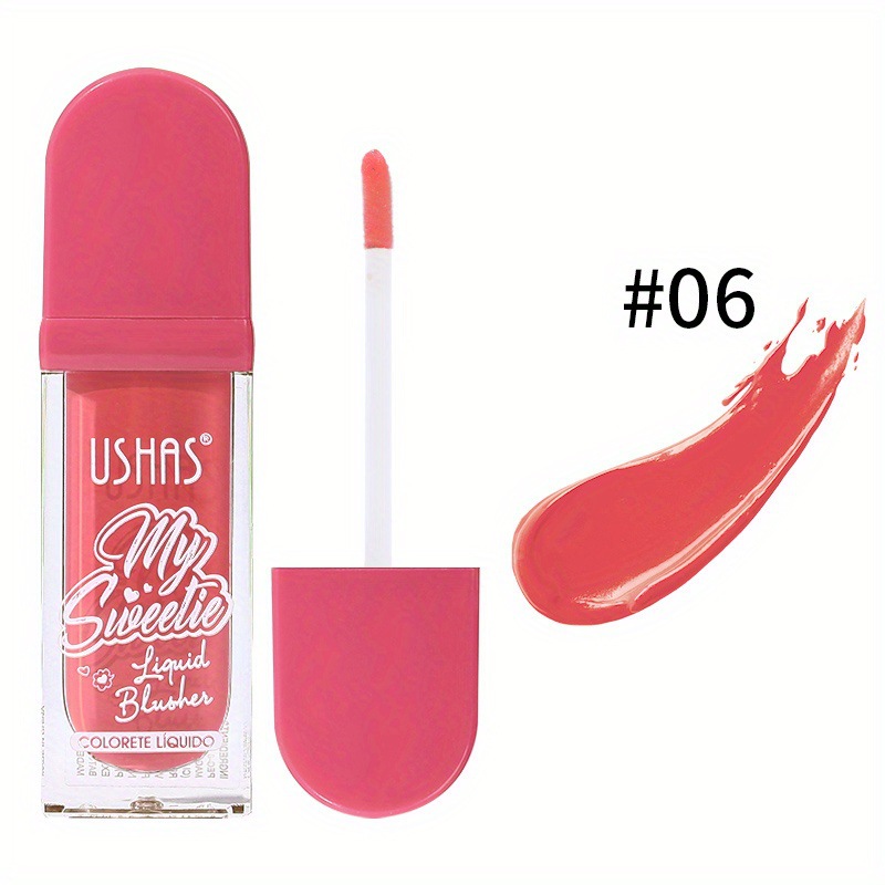 USHAS líquido blush transfronterizo gel blush crema blush brillante blush líquido FS421