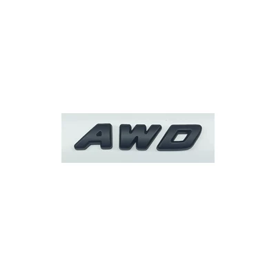 badge, Car logo - matte-black-no-disassembly-cover-awd-logo-overseas-version-seal