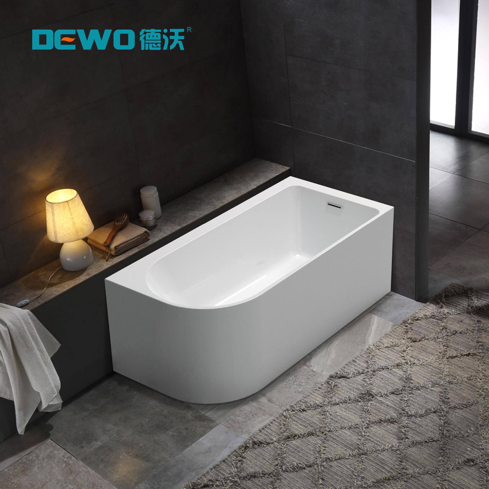 Customized Acrylic Bathtub, Bathroom Constant Temperature Independent Bathtub, Small Household Sitting Bathtub