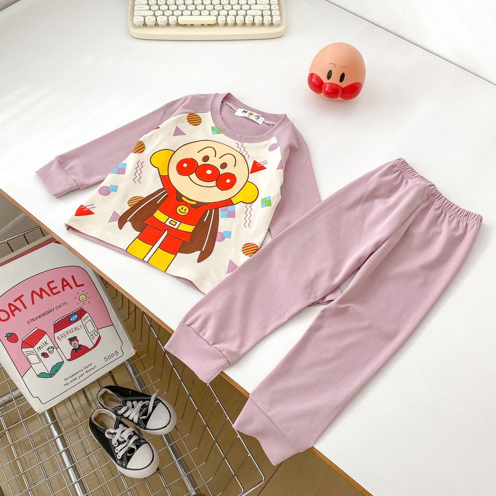 연근 핑크 도트 국수 슈퍼 세트