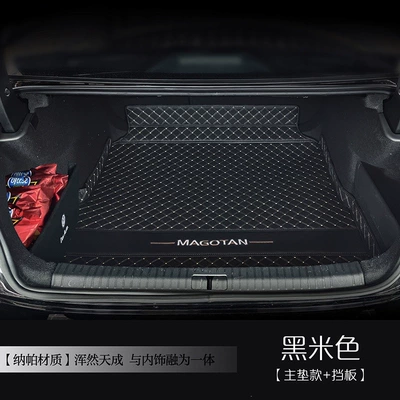 trunk mat, Trunk Mat - black-and-beige-colormain-cushion-storage-panelno-strange-odor-volkswagen-magotan2017-2026-modelsb8