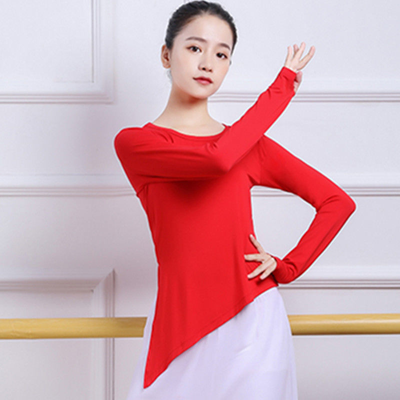Primavera y verano ropa de danza de entrenamiento de mujeres camisas de mangas cortas forma de danza clásica pantalones de piernas largas fábrica de comercio al por mayor