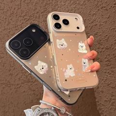 外贸可爱小狗适用苹果17Promax手机壳iPhone15/14/13欧美16Promax