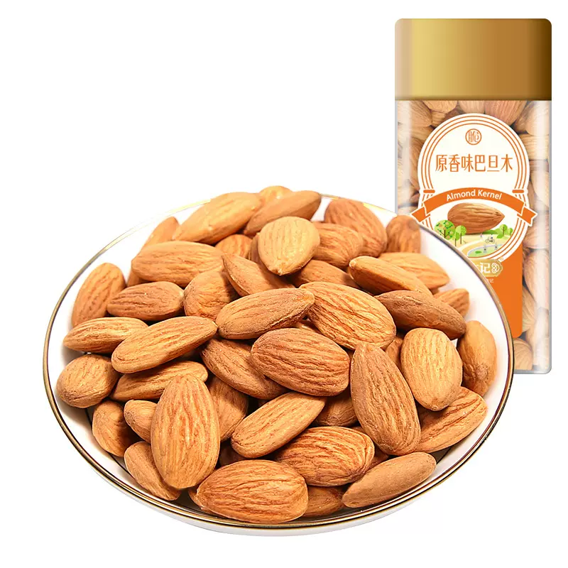 姚生记无壳巴旦木仁218g休闲零食品特产干果坚果仁扁桃仁