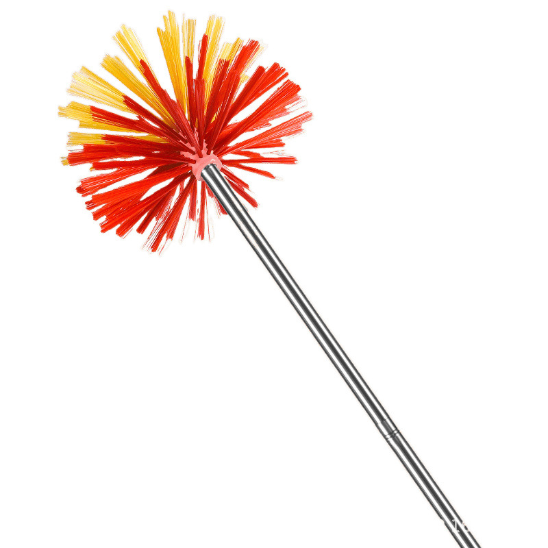 La limpieza de techo de la araña doméstica, la limpieza de techo de la araña doméstica, la eliminación de polvo de alto nivel