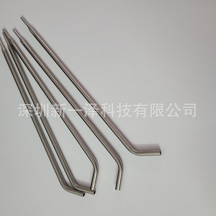 304316L不锈钢针头生产毛细管缩口激光打孔切割折弯变径针尖加工